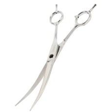 제스파 퍼피스 반려동물 블랙볼트 6.75 커브가위 17cm ZPC70BK2S, 1개