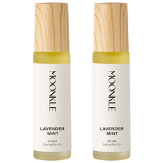 뭉클 아로마 쿨링 롤온 에센셜 오일, 라벤더 민트+라벤더 민트, 1개, 10g