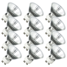 融蠟燈專用鹵素燈泡 35W 12入, 燈泡色, 12個