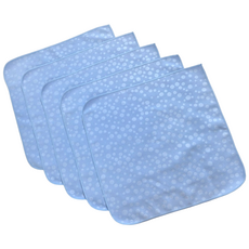 악기용 극세사 클리너 5매입 스웨이드 천 악기수건 융 광택 청소, 1세트, 연블루