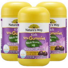 네이처스웨이 키즈 비타구미 멀티비타민, 70정, 3개