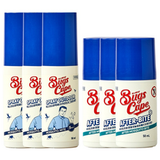 동국제약 굿잠 벅스케이프 스프레이 아웃도어 50ml + 에프터바이트 50ml 여름 야외활동 필수템 이카리딘 모기기피제 야외활동 진드기 퇴치제 휴대용 기피제 모기 물렸을 때, 3세트