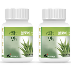상쾌한변장 알로에센스99 240정x2병, 2개, 74.4g