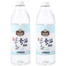 [인산가 물죽염 실버 1L X 2병 ] 인산죽염 9회죽염 죽염수 생활죽염 약소금 국내산 천일염, 2개