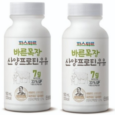 파스퇴르 바른목장 산양프로틴 우유, 180ml, 6개