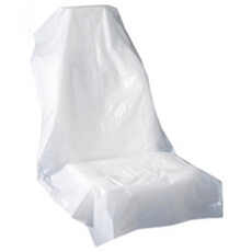 위드제이윤 자동차시트 비닐 커버 일회용, 화이트, 100개