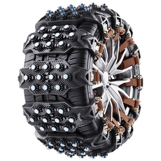 [2026] 미끄럼 방지 쇄빙선 차량용 범용 타이어 체인, 8개