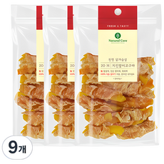 네츄럴코어 치킨말이 고구마, 치킨&고구마, 110g, 9개