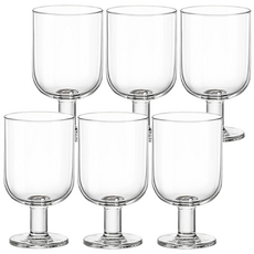 보르미올리 호스테리아 강화유리 컵 345ml, 6개