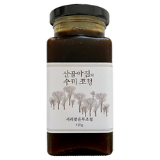 무 함유량 73% 산골아짐의 무조청 410g 찐한 수제조청, 1개