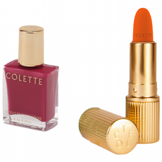콜레트 립스틱 LT 04 Prune sechee + LS 09 Orange sucree, 1세트