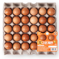 [에그조아] 구운란 30구 하루한알 건강챙기기 중란 단백질 간식 파손보상 안전배송, 1세트