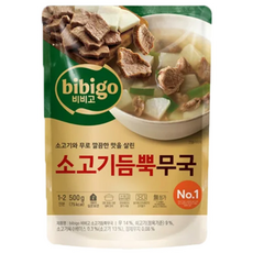 비비고 소고기듬뿍무국, 500g, 1개