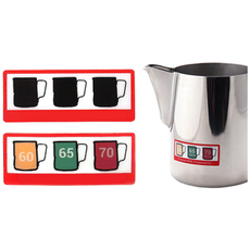 카페클럽 스팀피쳐 온도계 스티커, 3개, 기본색