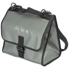 MANDOO4 브롬톤 프론트 캐리어 블럭 장착 호환 가방 패니어 보온 보냉 발수, 그레이