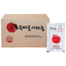 의성사과 100% 생사과즙, 50개, 100ml