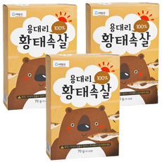 [바다모음] 아기 이유식 재료 황태속살 70g, 3개