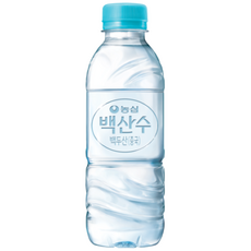 백산수 무라벨 생수, 330ml, 20개
