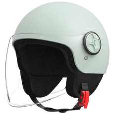 서브22 오토바이 스쿠터 메쉬 반모 헬멧, 블루