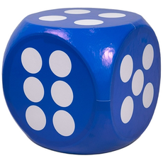 풍선대통령 점보 주사위 40cm 대형 게임용 주사위, 파랑