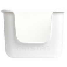 캣츠태그 베이비 묘래박스 고양이 화장실, 화이트, 1개