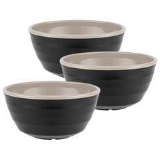 이지앤프리 한끼면기 기능성 우동기 라면그릇, 우동면기 GRAY, 3개