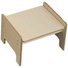 ami몬테소리 정품 고급 원목 인테리어 스툴. 베이지 1개, 나무색