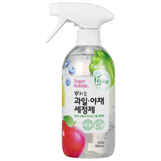 슈가버블 뿌리는 과일 야채 세정제, 500ml, 1개