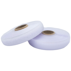 케이엘 국산 단면 재봉용벨크로 폭 1.5cm, 1세트, 흰색 암수 1미터씩