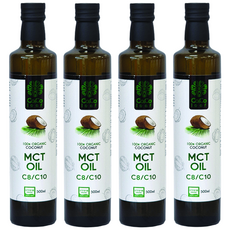 코코리프 유기농 MCT 오일 C8/C10 500 mL, 500ml, 4개