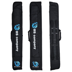 BS컴퍼니 원투대 소프트백 낚시가방 서프대 크로스백 로드케이스, 블랙 160cm(3칸)