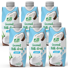 허니트리 비코프레시 코코넛밀크 드링크 330ml 코코넛워터, 6개