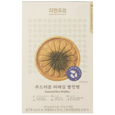 자연주의 부드러운 파래김 쌀전병, 1개, 144g