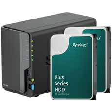시놀로지 나스 DS225+ NAS 2베이 8TB (HAT3300-4TBx2) 하드포함 레이드구성 무료 지원