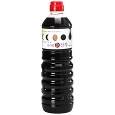 순창문옥례식품 우리콩 진간장 1L 조림 볶음 소스, 1개