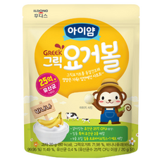 아이얌 그릭요거볼, 바나나맛, 20g, 1개