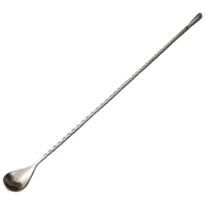 현직 바텐더가 사용하는 홈텐딩 홈카페 바 스푼, 실버, 40cm, 1개