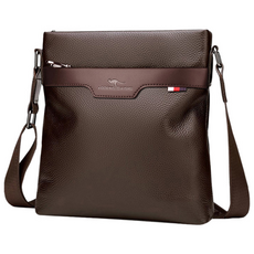 리치모리 남성 소가죽 프렌치 크로스백