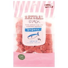 굿데이 네츄럴 스낵 고양이 간식, 참치슬라이스, 30g, 3개
