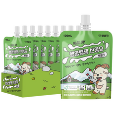 펫생각 프리미엄 멸균 고양이 강아지 산양유 청정 뉴질랜드 펫밀크 무항생제 필수 아미노산 고단백 노령견 칼슘, 10개, 100ml, 우유맛