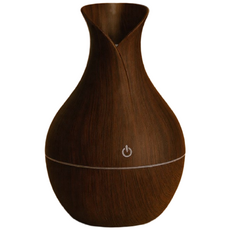 [2025 NEW] 모이온 인센스 미니 가습기 휴대용 무드등, 체리 우드(화병형)