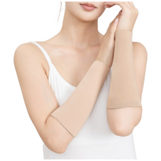 오브젝티브 타투 문신 살색 팔토시 흉터 가리개 팔 압박 저림, 여성용, 2세트, 심리스 초박형 20cm 스킨색 좌우2P