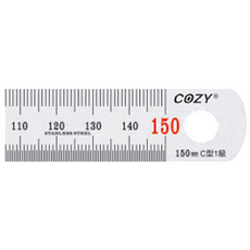 코지 CSRP-150 15cm 직자(유광) 쇠자 철자 스텐자, 유광 직자, CSRP-150(15cm), 1개