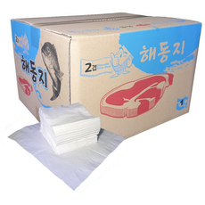 330mm x 370mm 해동지 2겹 800매 해동지 천연펄프 건우크린 [공장직영] 소형, 100매입, 8개
