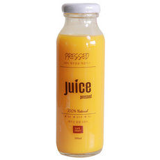 카페프룻 JUICE PRESSED 100% 제주 감귤 착즙 주스, 240ml, 1개