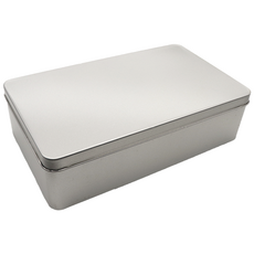 사각 S090 틴케이스 깡통 대형 틴케이스 미니 틴케이스 원형 틴케이스 철필통 원통 정리함 케이스 틴케이스 쿠키 철제 케이스, 은색, 1개