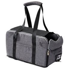 닥터미뇽 반려동물 캐리어 겸용 콘솔박스 카시트, Gray, 1개