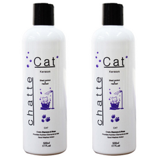 샤뜨 고양이 헤어볼 샴푸 린스 겸용, 2개, 500ml