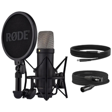 RODE NT1 5th GEN 로데 콘덴서 마이크 보컬 악기용 녹음용 XLR USB 사용 가능 5세대 [정품/블랙], 블랙