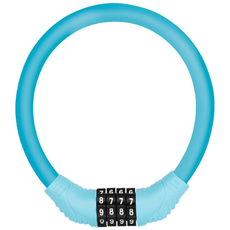 자전거 비밀번호 원형 자물쇠 와이어락 분실방지 오토바이, 블루, 4개